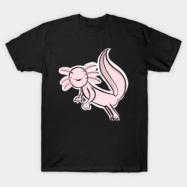 Susan the Axolotl T-Shirt by Haphazardly-E